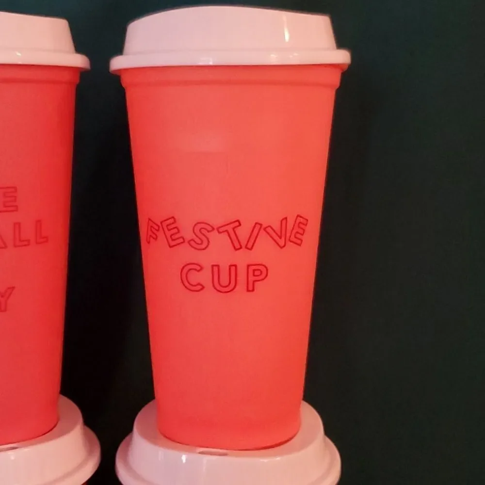 Starbucks Reusable Hot Cups Holiday 16 oz NWT